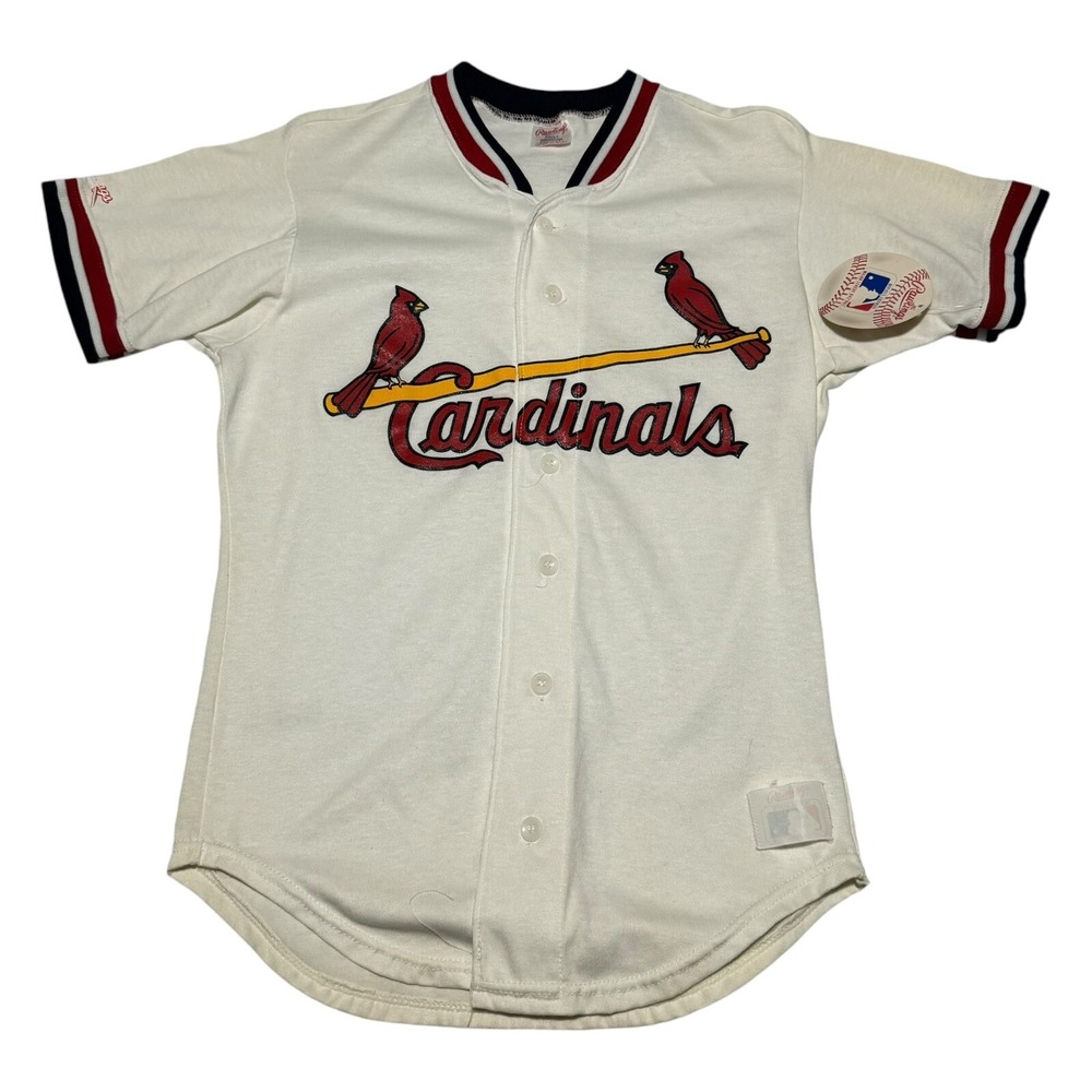 NWT Vintage 80s Rawlings St. Louis Cardinals Jersey Adult Medium